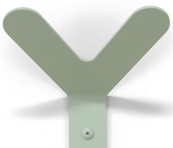 Szarozielony stalowy wieszak ścienny 66 cm Frondo – Spinder Design