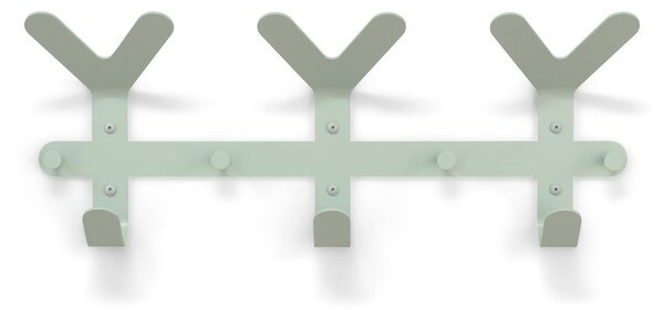 Szarozielony stalowy wieszak ścienny 66 cm Frondo – Spinder Design