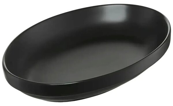 Półmisek AMBITION Salsa Owal 26.5 x 17.5 cm Czarny