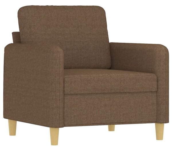 Fotel, brÄ zowy, 60 cm, obity tkaninÄ