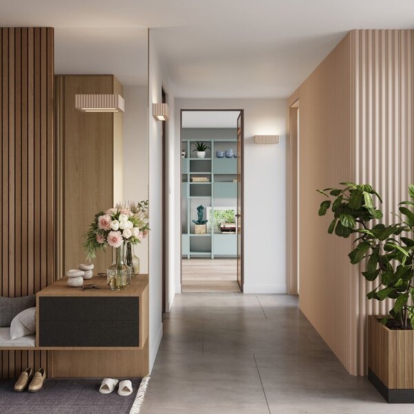 Szarobrązowy kinkiet ceramiczny Rivena – Sollux