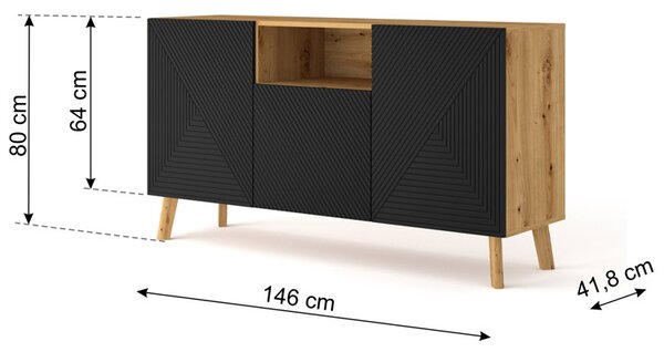 Komoda do salonu M9-L40