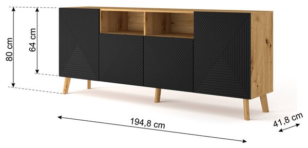 Długa komoda do salonu B1-L51