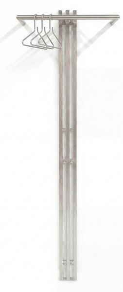 Stalowy wieszak ścienny w kolorze srebra 65 cm Senza – Spinder Design