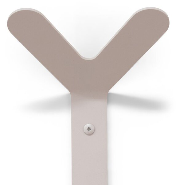 Szarobrązowy ścienny stalowy haczyk Frondo – Spinder Design