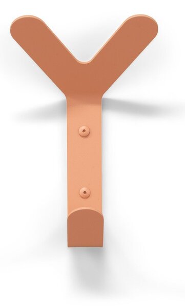 Łososiowy ścienny stalowy haczyk Frondo – Spinder Design