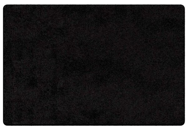 Bieżnik dywanowy z polipropylenu, antypoślizgowy, czarny, 150 x 100 cm