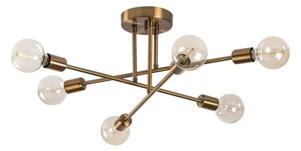 Lampa sufitowa w kolorze złota 64x64 cm Flower – Opviq lights