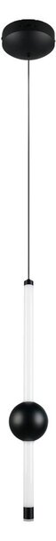 Lampa wisząca LED ze ściemniaczem w kolorze matowej czerni Melita – Trio