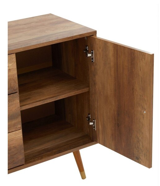 Komoda w ciemnym naturalnym kolorze 114x70x39 cm Frida – Premier Housewares