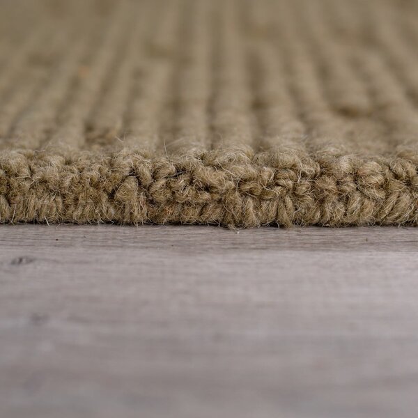 Wełniany dywan tkany ręcznie w kolorze khaki 160x230 cm Harris Boucle – Flair Rugs