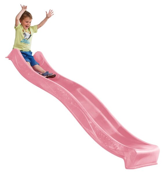 Ślizg zjeżdżalnia wodna ok. 220 cm do platformy 120 cm Pastelowy Róż