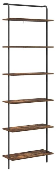 Półka na książki dąb wędzony 60 x 24 x 203 cm