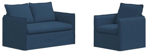 ModuÅowa kanapa nowoczesna w kolorze niebieskim z ergonomicznym designem