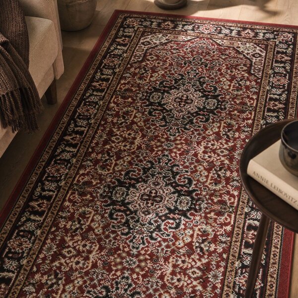 Czerwony chodnik Nouristan Skazar Isfahan, 80x250 cm