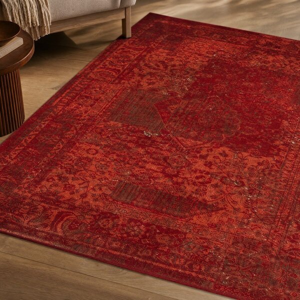 Czerwony dywan Hanse Home Celebration Plume, 80x150 cm