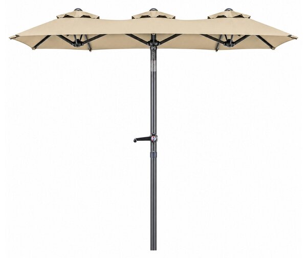 Linder Exclusiv Parasol ogrodowy 300x150x220 cm Beowy