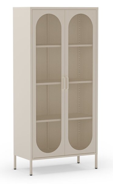 Kremowa szafka 80x170 cm Diora – Marckeric