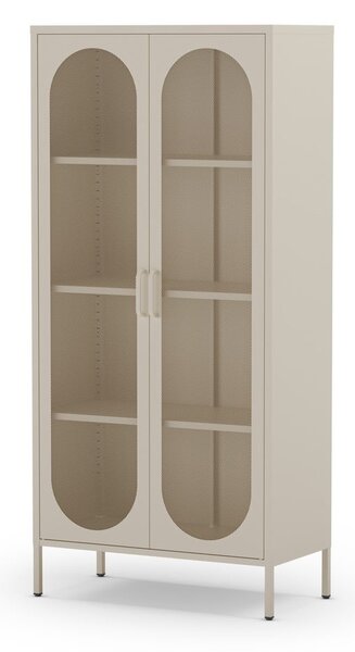 Kremowa szafka 80x170 cm Diora – Marckeric