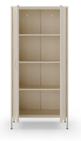 Kremowa szafka 80x170 cm Diora – Marckeric