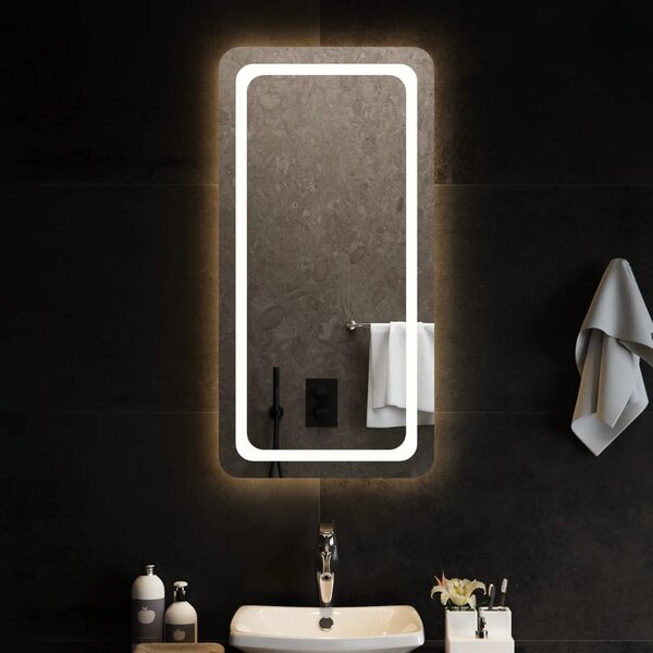 Lustro łazienkowe z LED, 50x100 cm