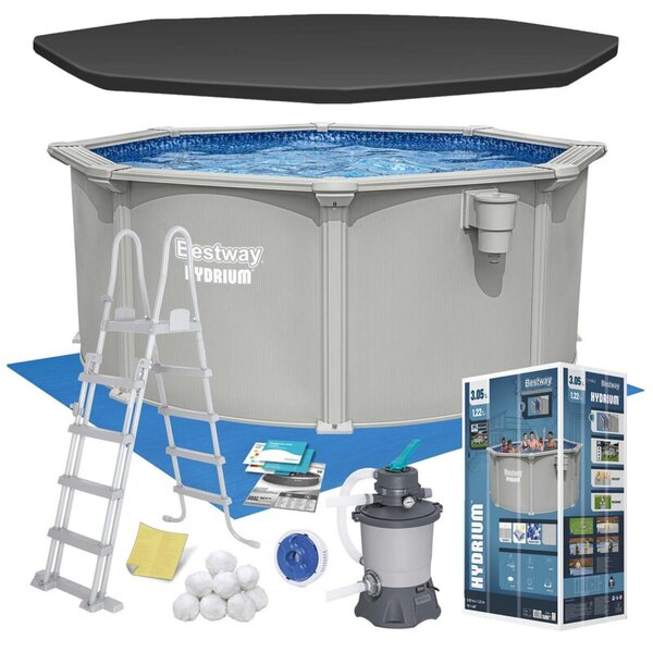 Basen stelażowy Hydrium 305x122 Bestway 56566 całoroczny