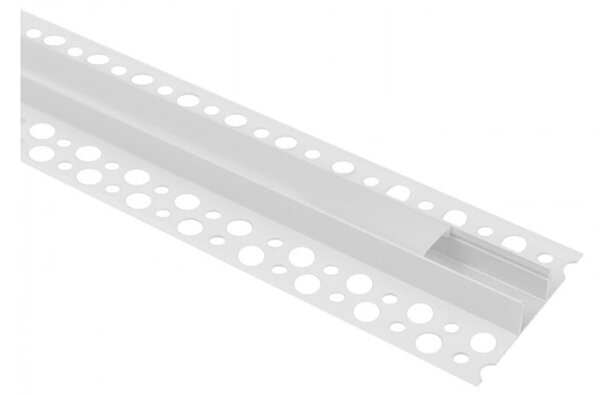 Profil do taśm LED GN01 natynkowy biały + klosz mleczny 1m Ecolight