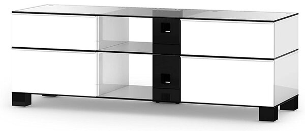 Sonorous MD9240 HIGH GLOSS C-HBLK-WHT - przeźroczyste szkło, czarne aluminium (POŁYSK), biały