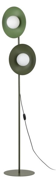Lampa podłogowa TK Lighting SLATE MIX GLASS 16139, metal szkło, biało-zielona, 2xG9, 160 cm, nowoczesna do salonu