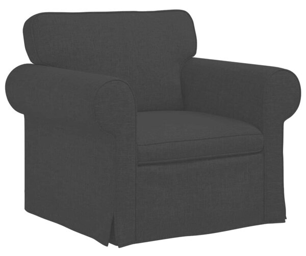 ModuÅowa kanapa w minimalistycznym stylu z wygodnymi poduszkami - czarna