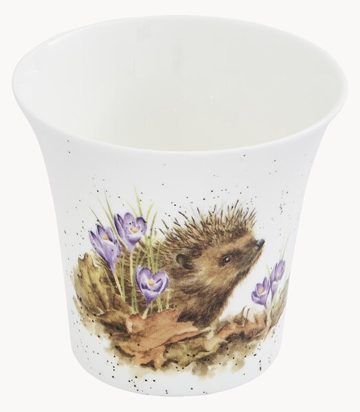 Osłonka na doniczkę z porcelany kostnej Hedgehog