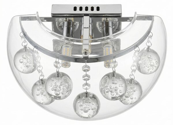 LAMPA ŚCIENNA KINKIET NOWOCZESNY FABINA CLEAR W1