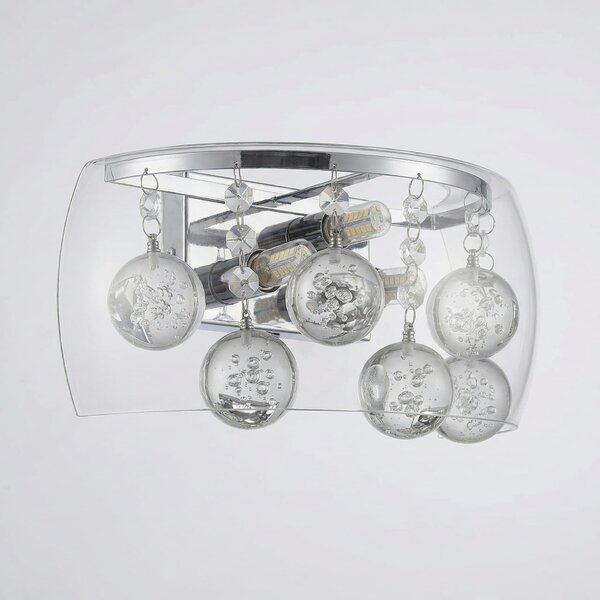 LAMPA ŚCIENNA KINKIET NOWOCZESNY FABINA CLEAR W1
