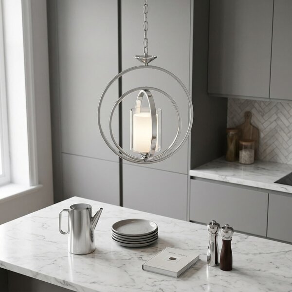 LAMPA WISZĄCA LOFT CHROMOWANA DARTON W1