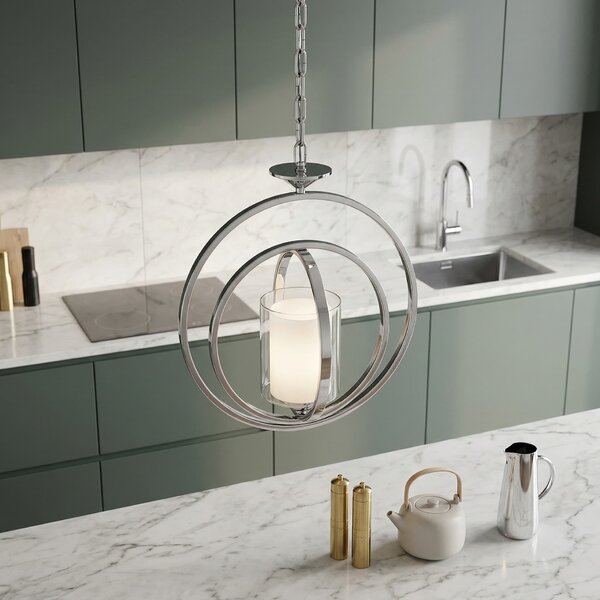 LAMPA WISZĄCA LOFT CHROMOWANA DARTON W1