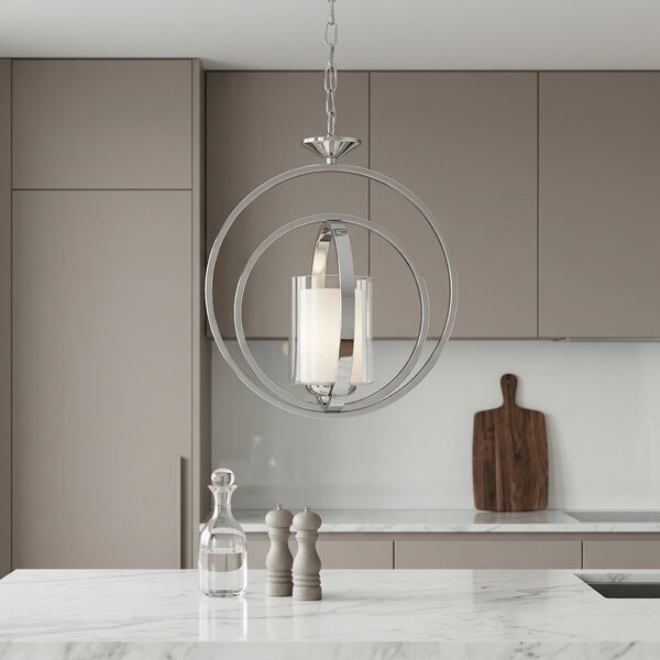 LAMPA WISZĄCA LOFT CHROMOWANA DARTON W1