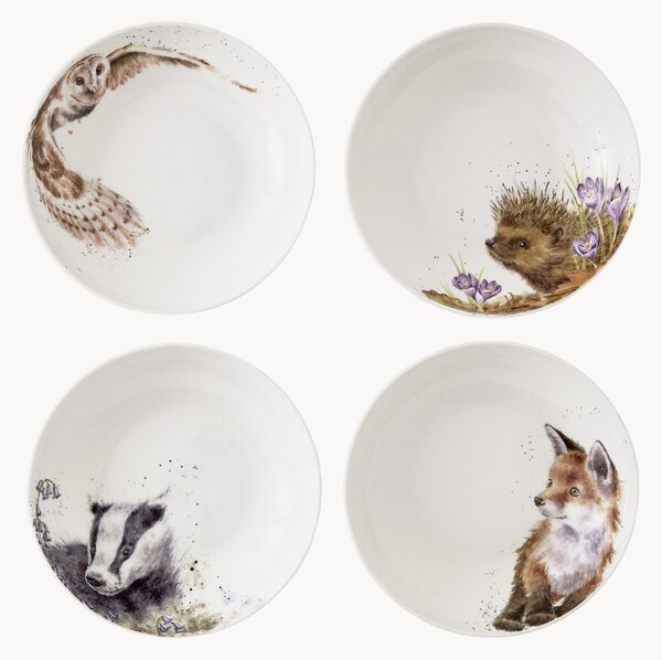 Komplet misek z porcelany kostnej Royal Worcester, 4 elem