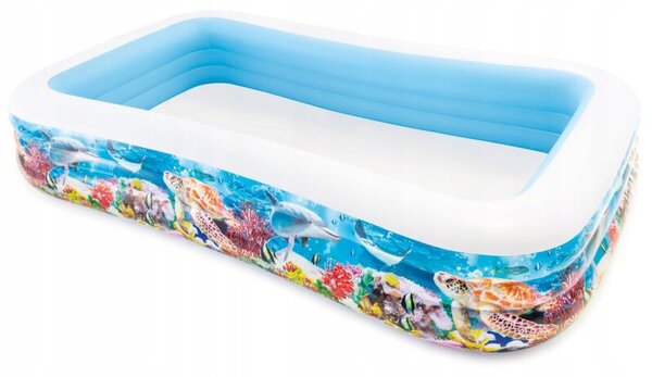 Basen dmuchany rodzinny Intex 58485NP Rybki 305x183x56 cm