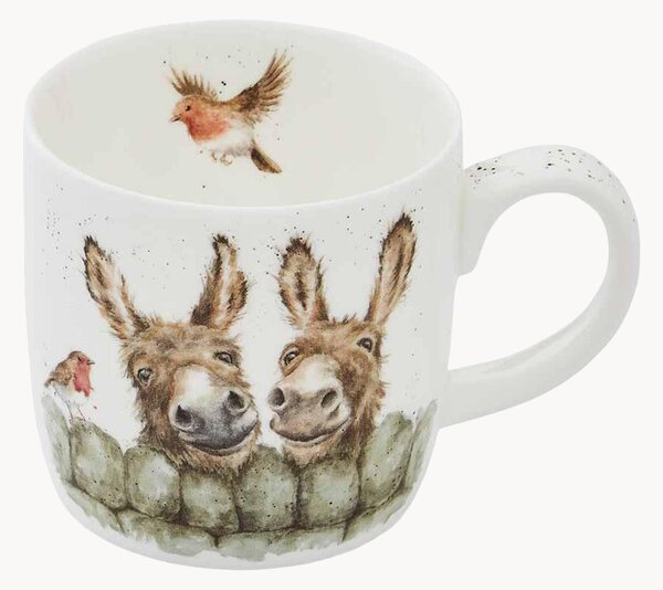 Kubek z porcelany kostnej Hee Haw