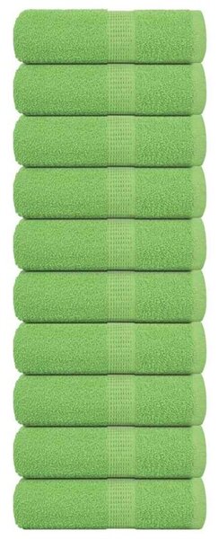 Ręczniki hotelowe, frogn, 10 szt, zielone, 30x50 cm, 360 g/m²