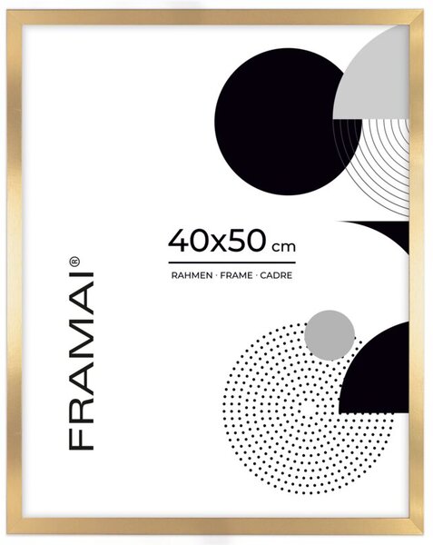 Złota ramka na zdjęcia 40x50 cm FRAMAI®