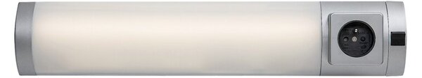 Lampka podszafkowa z gniazdem 230V włącznik biała listwa 45 cm do kuchni LED 5W SOFT 2E Rabalux