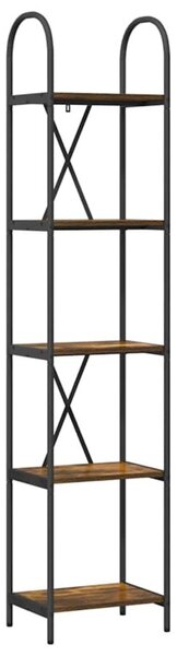 Półka na książki dąb wędzony 40 x 30 x 183 cm