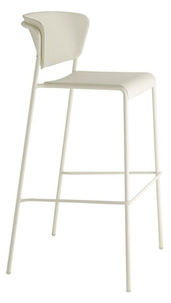 Krzesło barowe Lisa 75cm białe nowoczesne