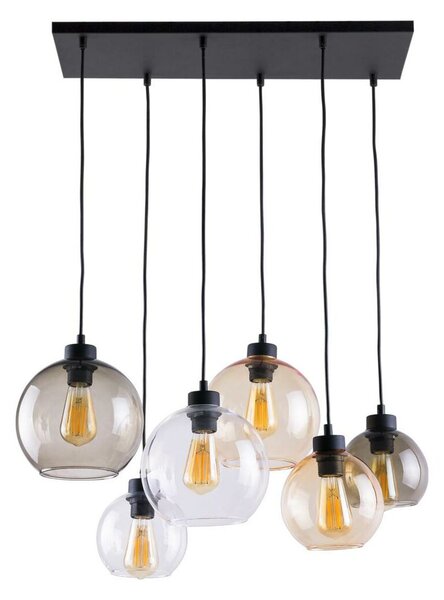 Lampa wisząca Cubus szklana 6 x E27 TK Lighting