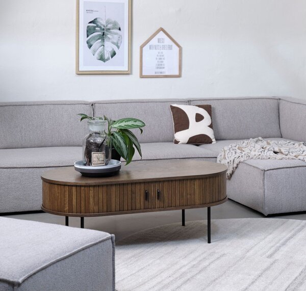 Stolik w dekorze dębu 60x120 cm Nola – Unique Furniture