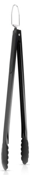 Szczypce grillowe stalowe czarne 43 cm