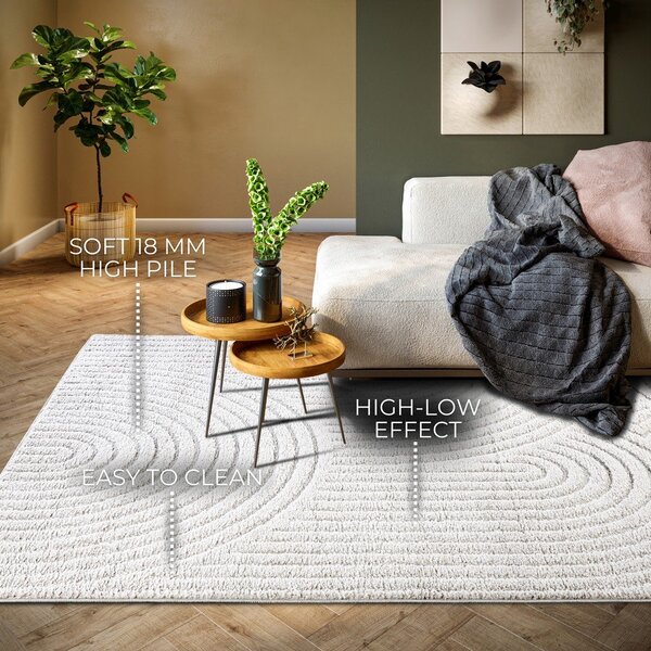 Biały dywan 120x170 cm Panglao New York White – Elle Decoration