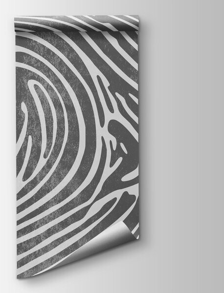 Fototapeta Szaro-biały wzór w wiry, Fototapety Abstrakcja, Popularne Fototapety, t00961v1 - Tapeko.pl