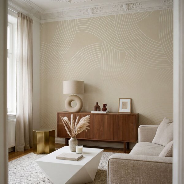 Fototapeta Płynne linie nadają subtelną elegancję, Fototapety Abstrakcja, Popularne Fototapety, t00957v3 - Tapeko.pl